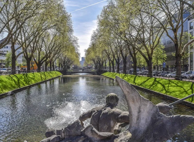 Die Königsallee im Düsseldorf-Kurzurlaub erkunden