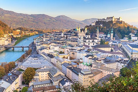 Besuchen Sie Salzburg mit dem Reisegutschein für Österreich