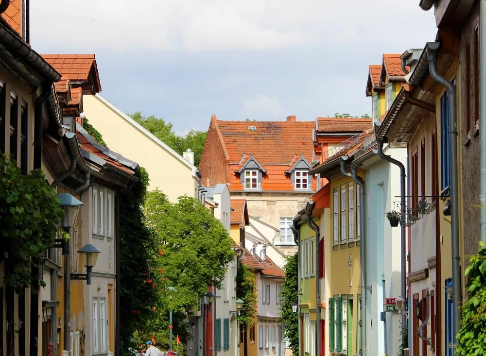 Durch die Gassen des Andreasviertels im Kurzurlaub in Erfurt