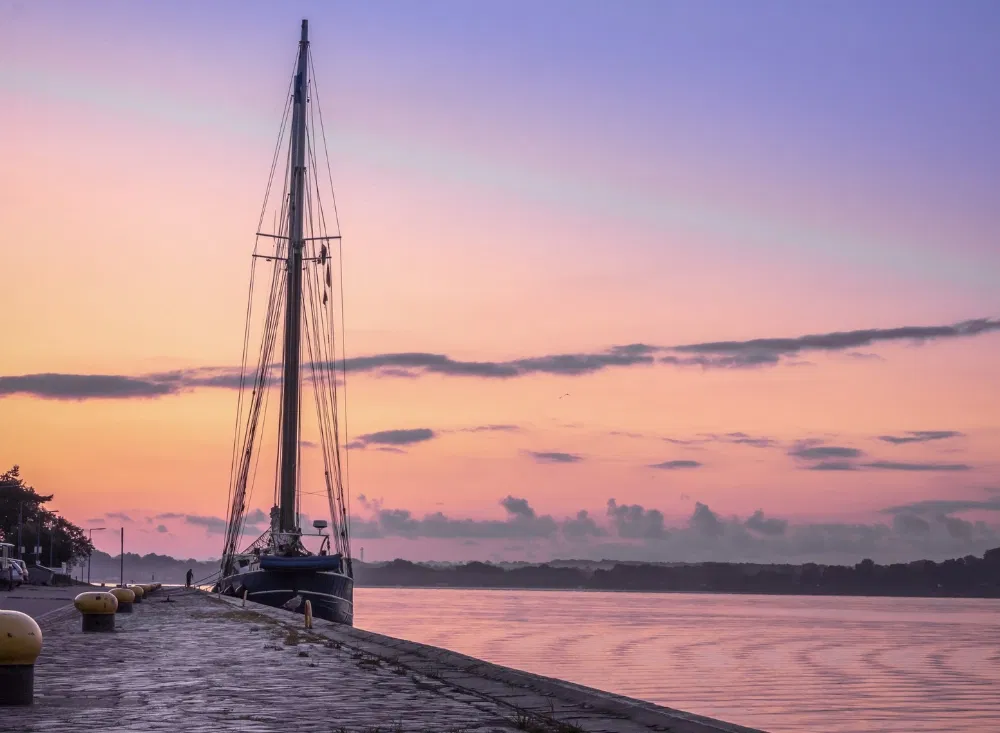 Segelboot im Kiel-Kurzurlaub