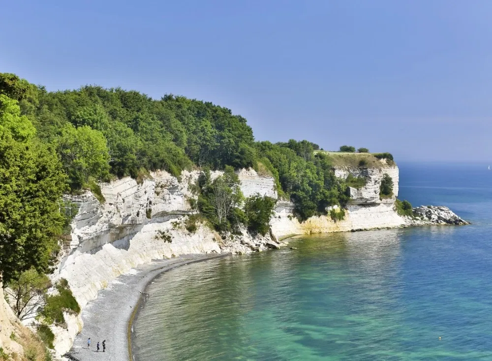 An den Steilküsten der Ostsee spazieren