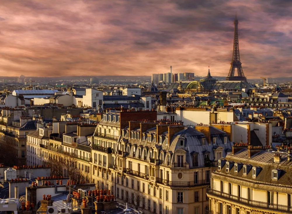 Ausblick auf Paris im Kurzurlaub