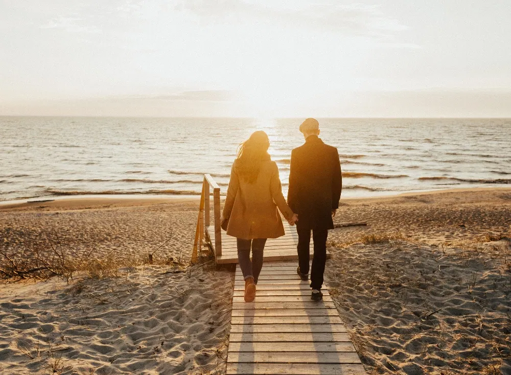 Strandspaziergang im Usedom-Kurzurlaub
