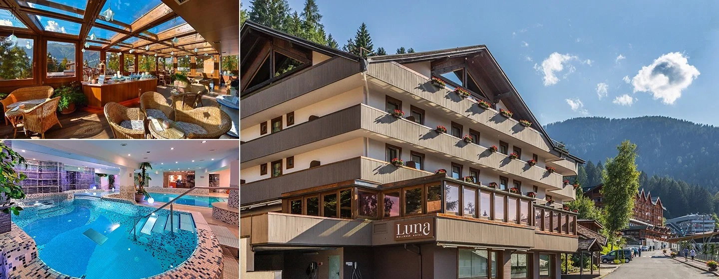 Wellnessauszeit in den Bergen von Dimaro Folgarida mit Panoramablick