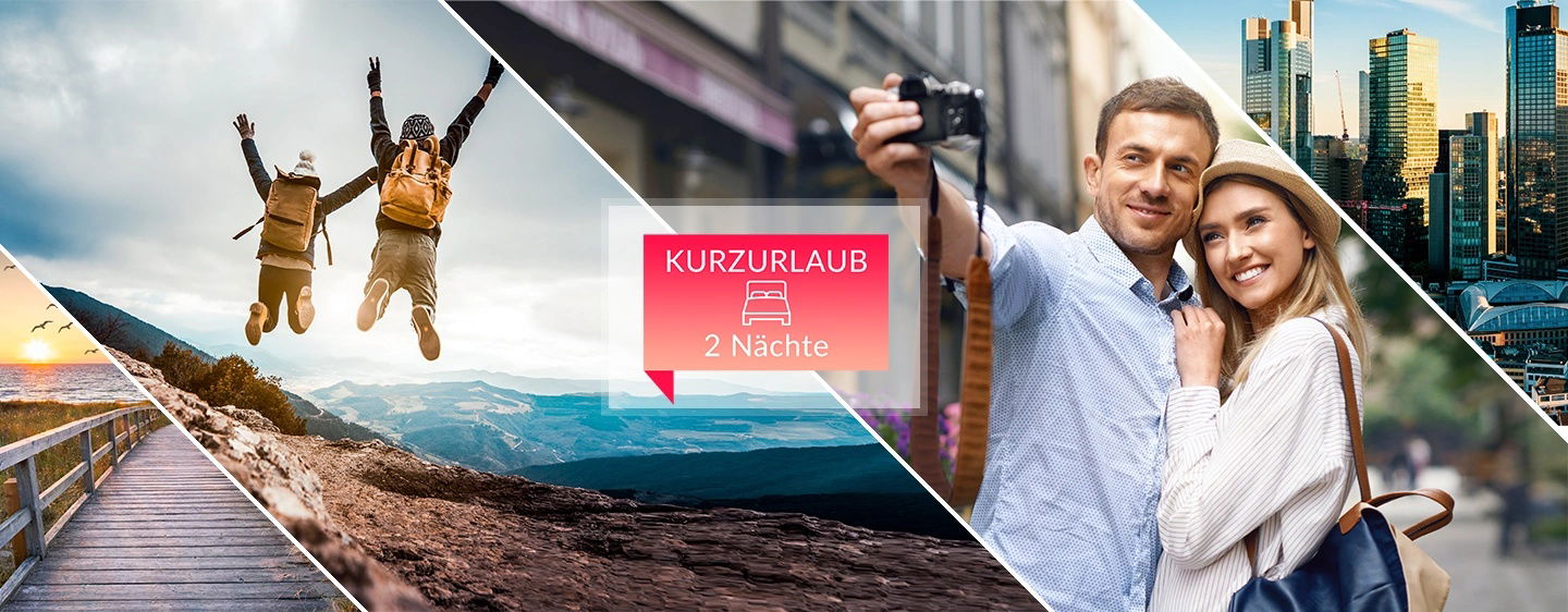 Kurzurlaub Multigutschein für 2 Nächte inkl. Frühstück - zahlreiche Hotels zur Wahl!