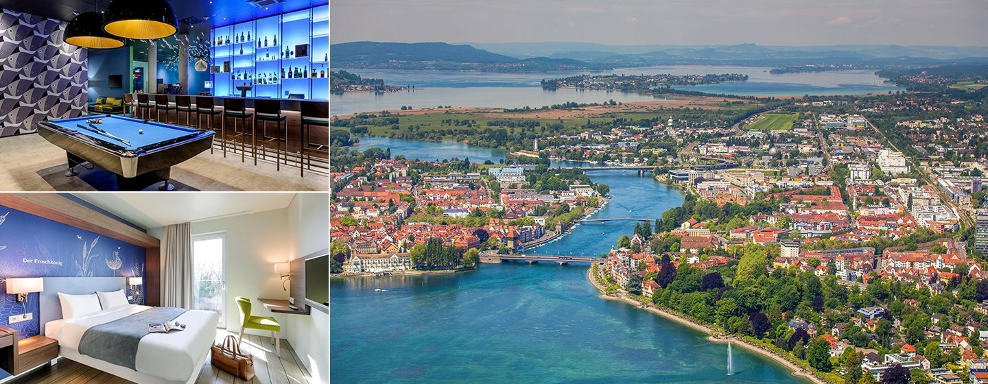 Modernes Designhotel nahe Bodensee und historischer Altstadt von Konstanz 