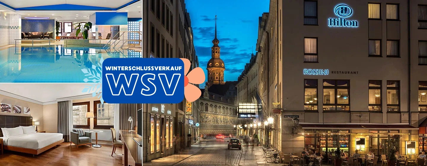 Luxuriöses Hilton Hotel direkt an der Frauenkirche in Dresden ab 64,50€ pro Person & Nacht