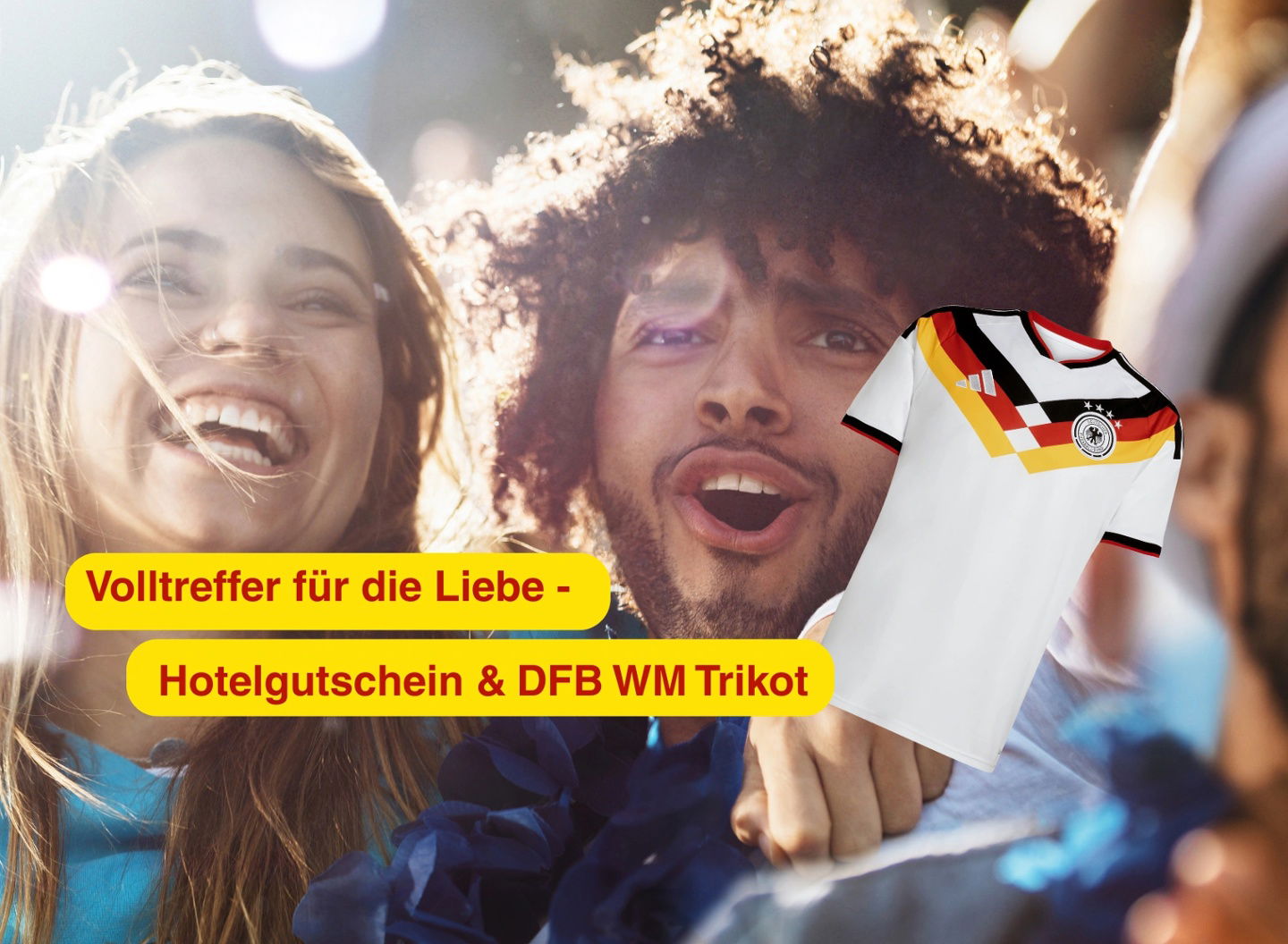 Kurztrip Multigutschein - 1 Nacht für 2 Personen inkl. Frühstück + DFB WM Trikot