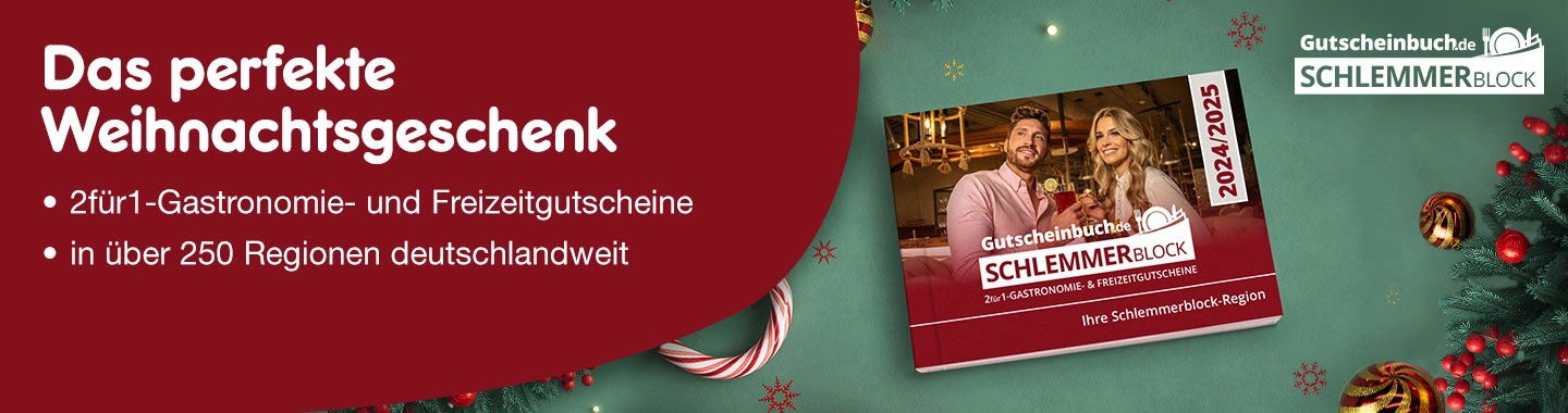 Gutscheinbuch.de Schlemmerblock 2025 – Der beste Preis des Jahres  (6616, VMG, Vertriebs-Marketing-Gesellschaft mbH)