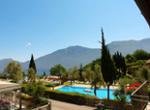Hotel Bazzanega Gardasee Blick mit Pool