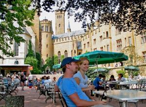 Terrasse Burg Hohenzollern