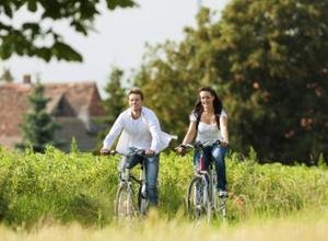 Mit dem Fahrrad unterwegs