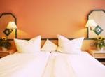 Kohlers Hotel Engel gemuetliches Bett