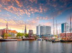 Stockfoto Atlantic Hotel am Floetenkiel Bremerhaven