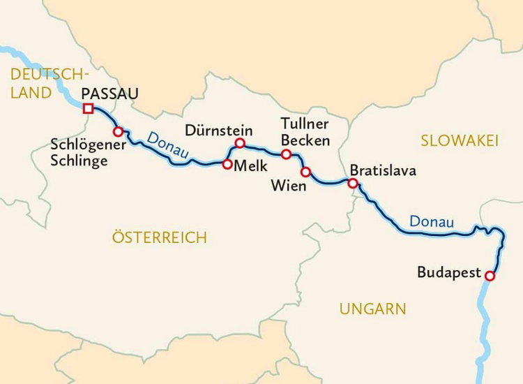 MS Compass Empress Compass Kreuzfahrten Route
