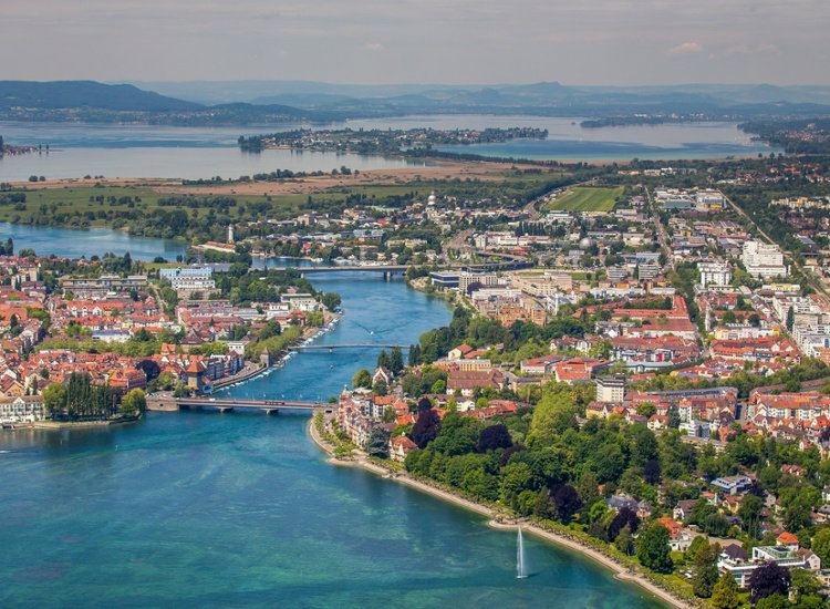 Modernes Designhotel nahe Bodensee und historischer Altstadt von Konstanz