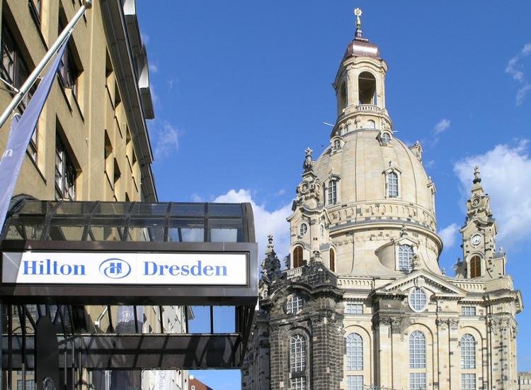 Luxuriöses Hilton Hotel direkt an der Frauenkirche in Dresden