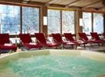 Golf  u Alpin Wellness Resort Hotel Ludwig Royal Whirlpool mit Ausblick