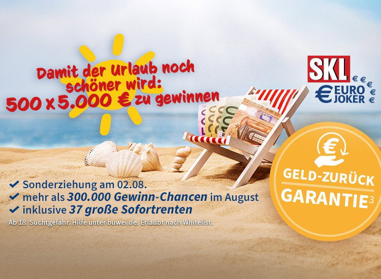 SKL EURO-JOKER - Geld-zurück-Garantie