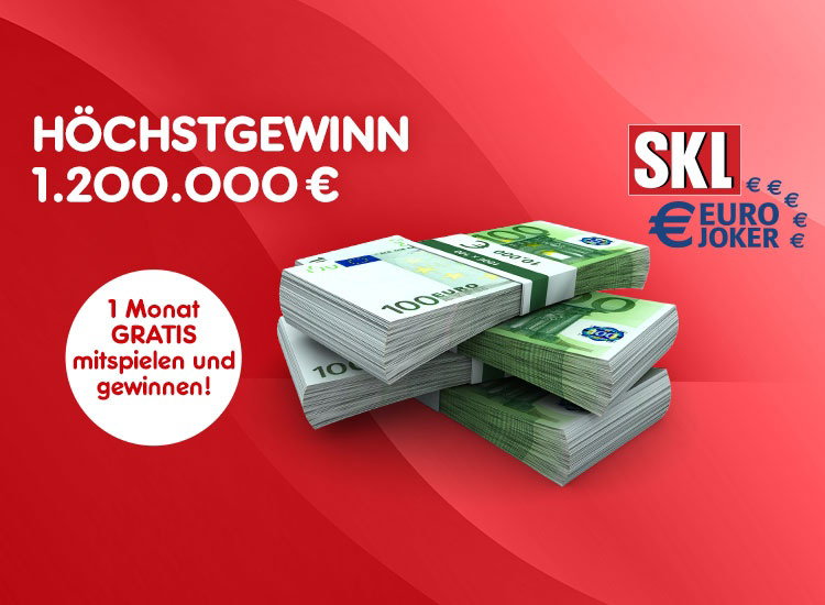 SKL EURO-JOKER - Jetzt GRATIS-Los sichern