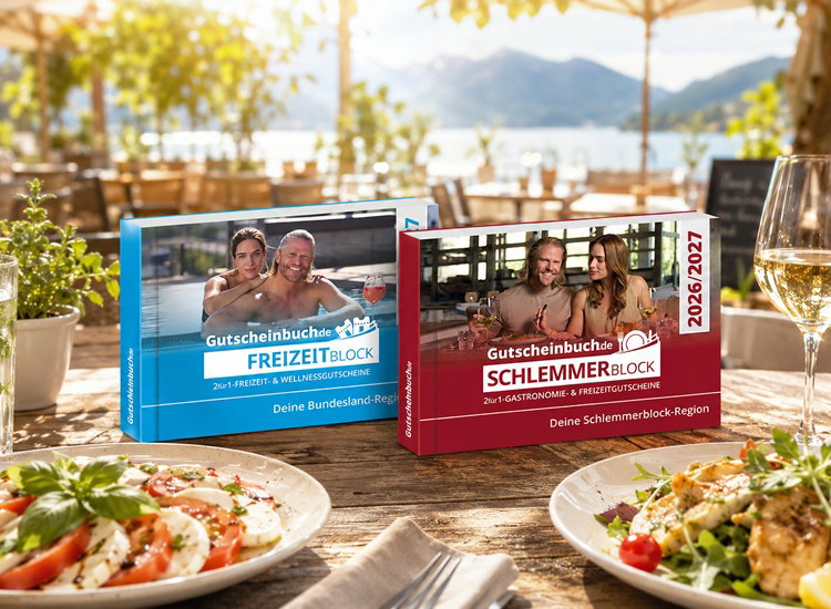 Gutscheinbuch.de Schlemmerblock und Freizeitblock 2026/2027 
