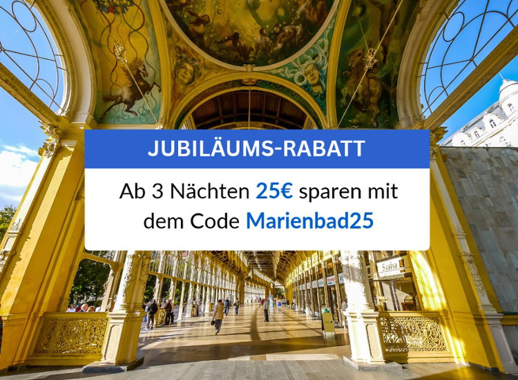 25-JAHRE-RABATT: Marienbad - Erholung im eleganten Boutique-Hotel