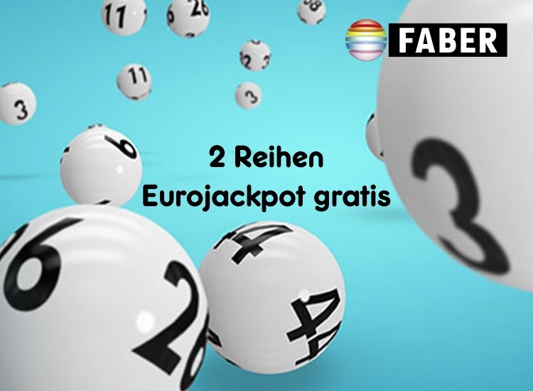 Gutschein für 2 Eurojackpot-Reihen gratis