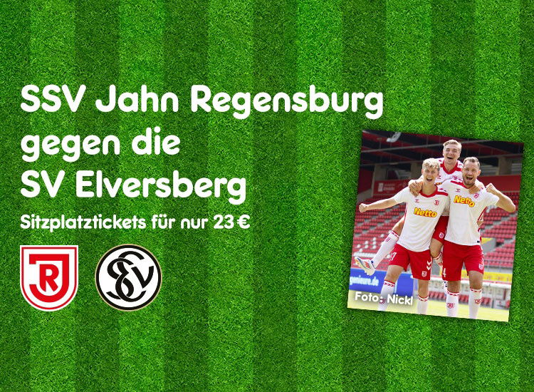 Ticket für das Liga-Heimspiel des SSV Jahn vs. die SV Elversberg am 2.11.2024