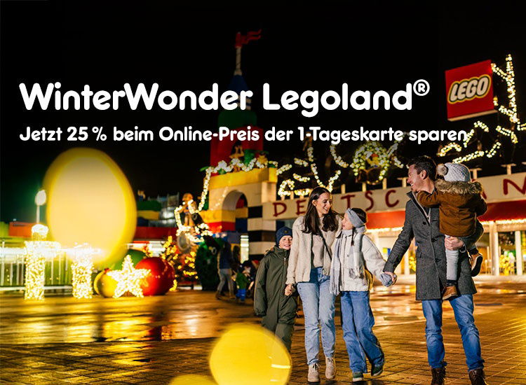 Ab 23. November geht’s ins WinterWonder LEGOLAND®: Jetzt 25% sparen