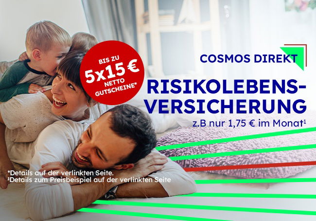 Günstiger Risiko-Schutz für deine Familie