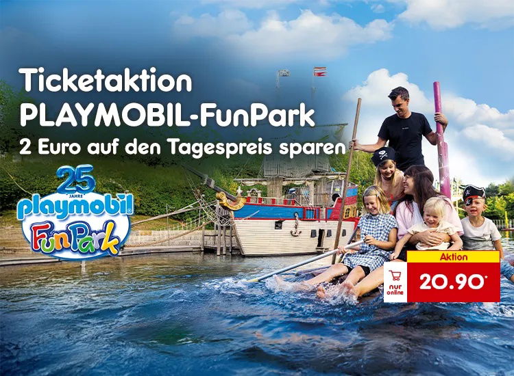 PLAYMOBIL-Fun Park Tagesticket zum Sonderpreis