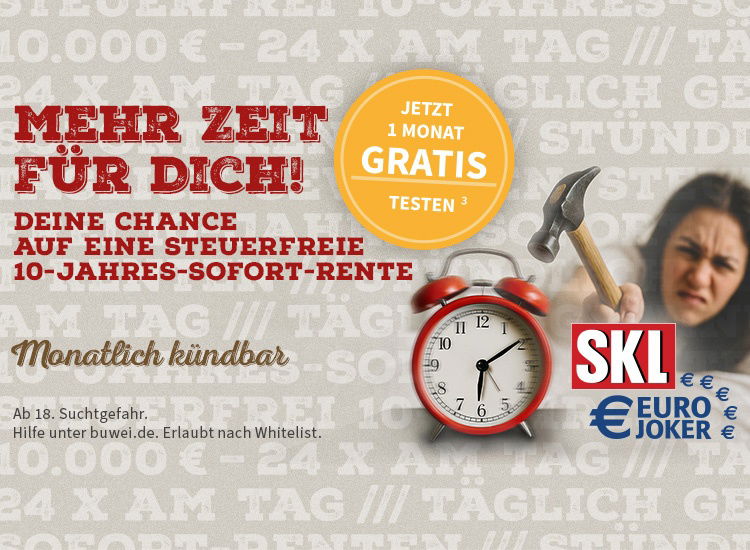 SKL EURO-JOKER – 1 Monat gratis