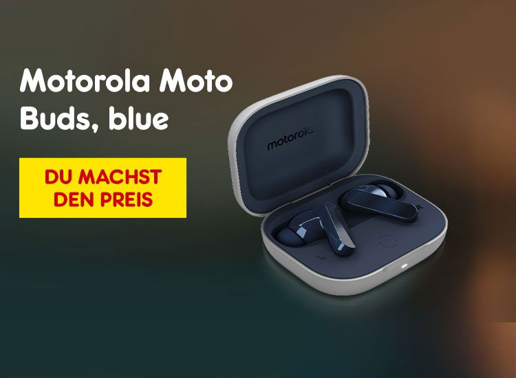 Motorola Moto Buds Kopfhörer Kabellos im Ohr Anrufe/Musik/Sport/Alltag Blue