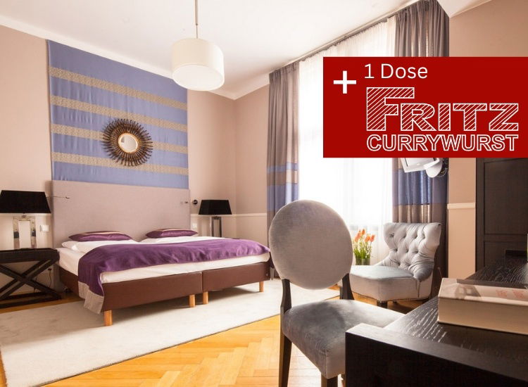 Edles Designhotel am Kurfürstendamm + Currywurst Classic geschenkt!