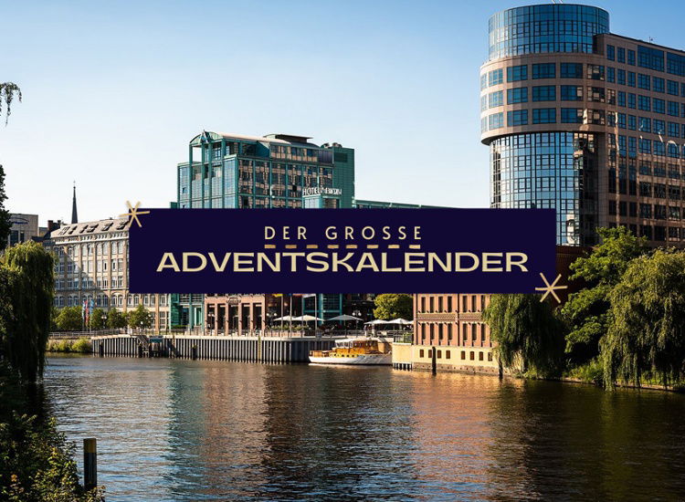 4* Superior Luxus in Berlin im Deluxe Zimmer mit Spreeblick | ADVENTS-SPECIAL