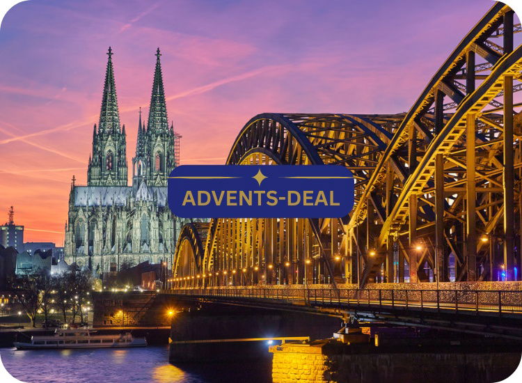Die beliebte Rheinmetropole Köln im 4* Hotel inkl. Sauna | ADVENTS-SPECIAL
