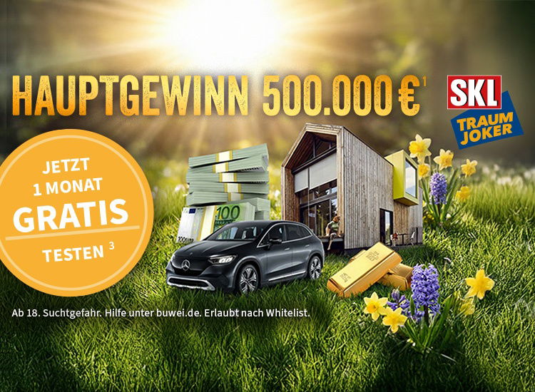 SKL TRAUM-JOKER – 1 Monat gratis