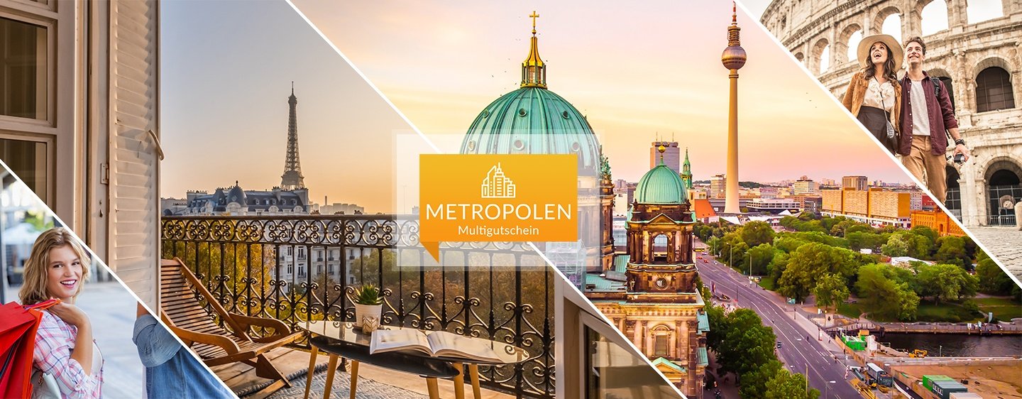 Metropolen Multigutschein | Hotelgutschein Von Animod