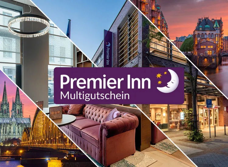 Premier Inn Multigutschein - Kurzurlaub für 2 Personen in 54 Hotels