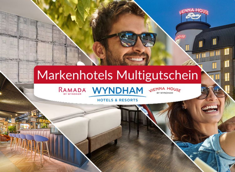 Markenhotels Multigutschein - 2 Nächte für 2 Personen mit Frühstück in über 50 Hotels