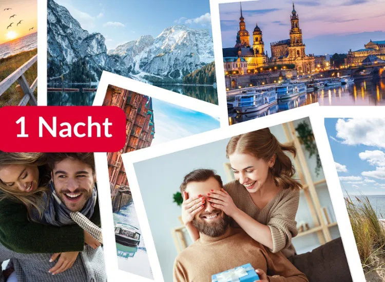 X-MAS 2025: Kurztrip Multigutschein - 1 Nacht für 2 Personen inkl. Frühstück