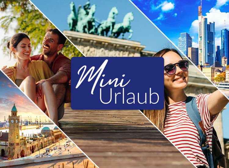 Miniurlaub Multigutschein - 1 Nacht für 2 Personen in zahlreichen Hotels