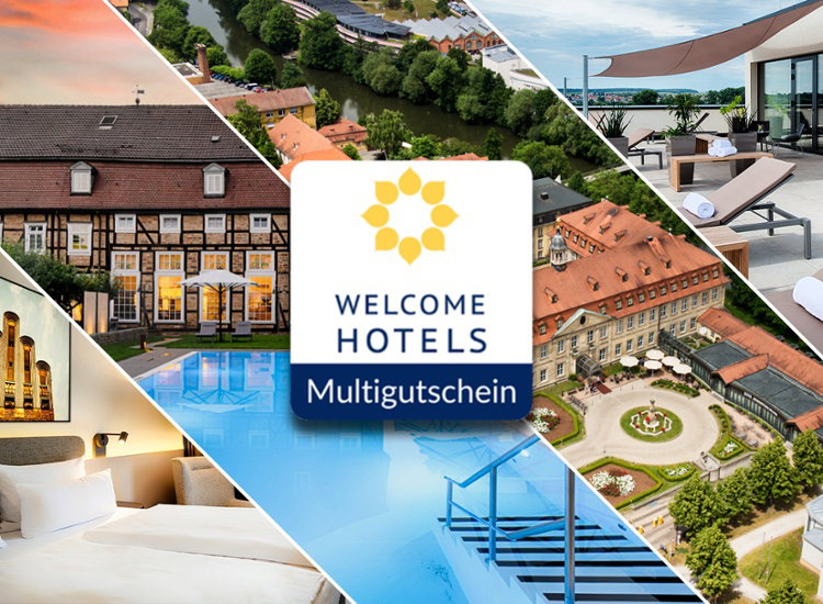 Welcome Hotels Multigutschein - Kurzurlaub für 2 Personen in hochwertigen Hotels